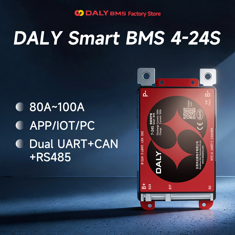 DALY SMART BMS LFP 4S 7S 8S 16 - Lithium Battery 12V review and price