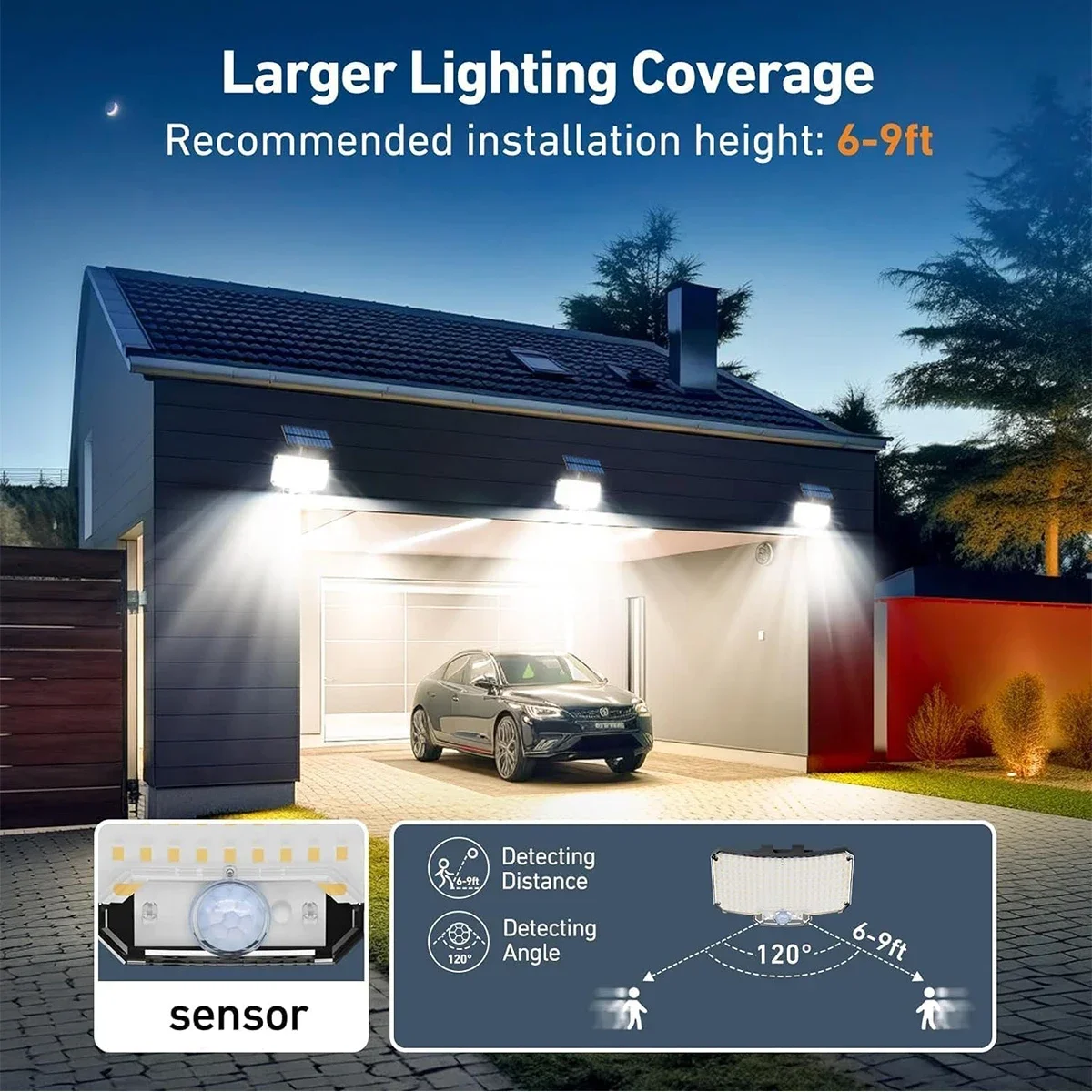 234LED Solar Outdoor Lights Mo - Solar Lamp review and price