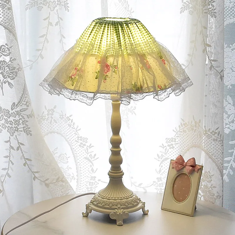 French pastoral table lamp bed - Solar Lamp review and price