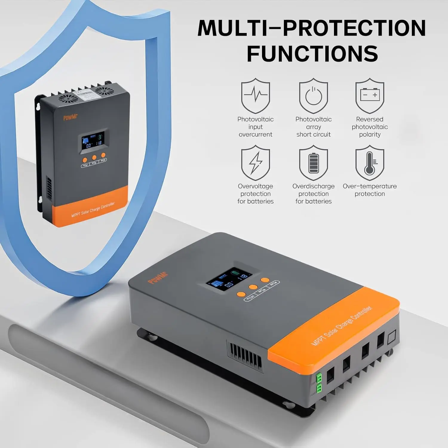 PowMr Hot Sale 12V 24V 48V Bat - Charge Controller Solar review and price