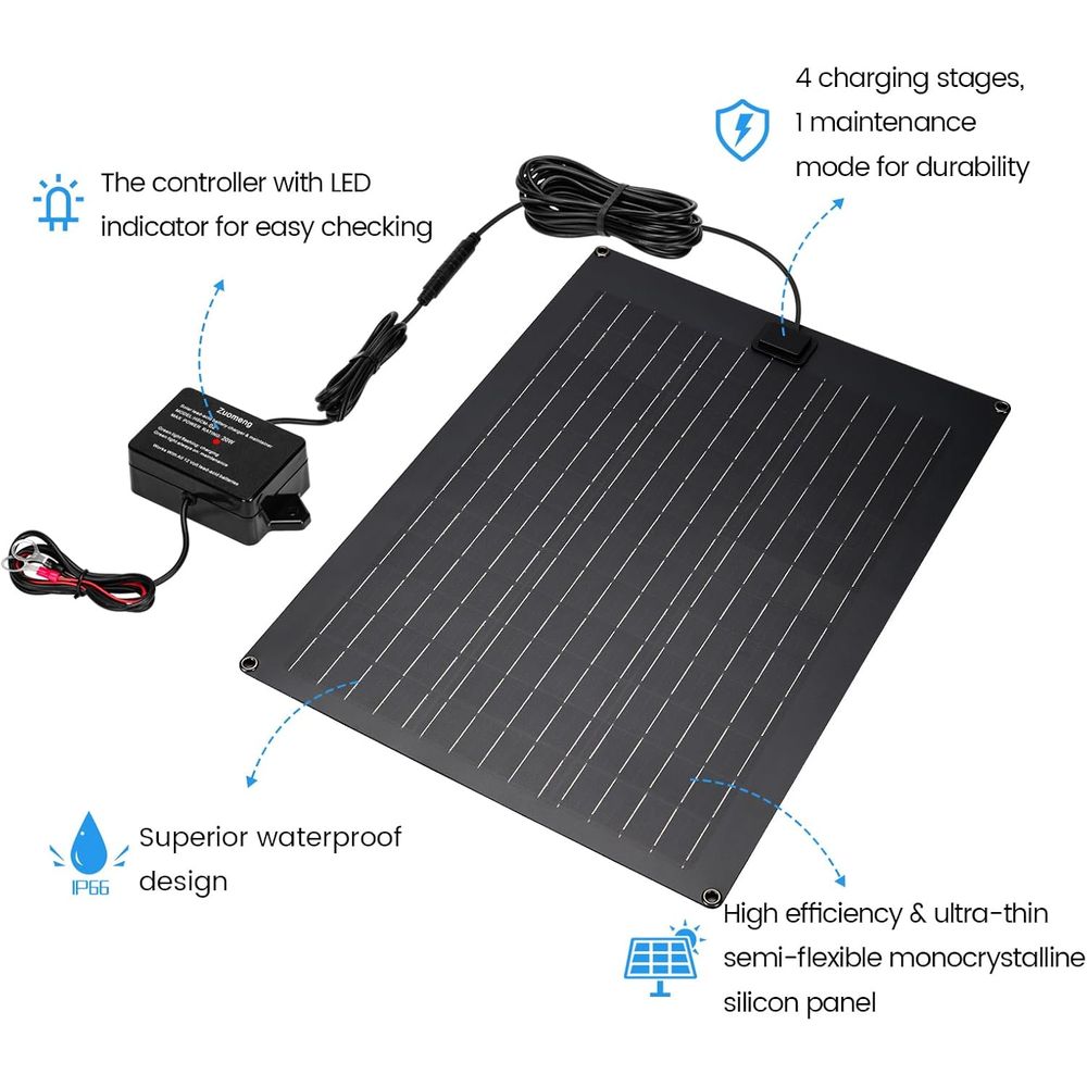 Solar Battery Charger Maintain - Solar Panel review and price