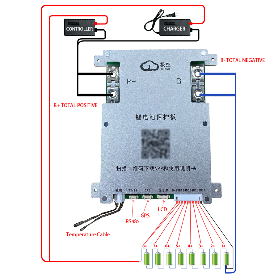 JK BMS 200A JK-B2A8S20P JKBMS  - Lithium Battery 12V review and price